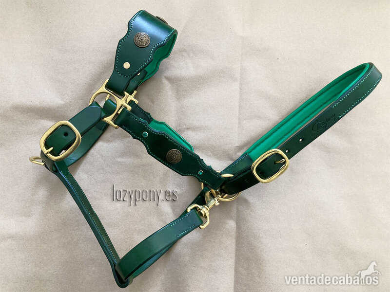 Artículos de hípica - Cabezada de cuadra barroca Lazypony \Baroque horse halter Lazypony in 