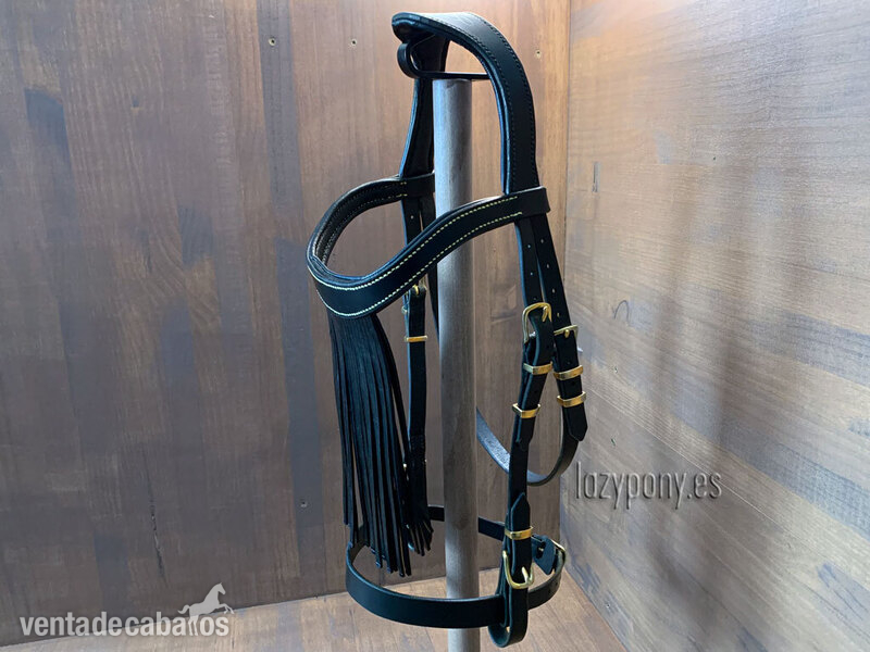 Cabezada para caballos Vaquero del Lazypony \Handcrafted horse bridle Vaquero 