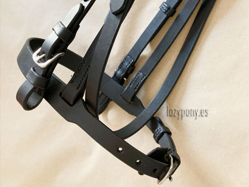 Cabezada Hunter Lazypony \Leather hunter bridle Lazypony - Artículos de hípica in 